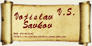 Vojislav Savkov vizit kartica
